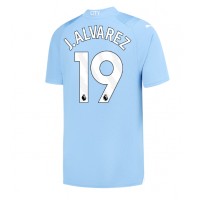 Dres Manchester City Julian Alvarez #19 Domaci 2023-24 Kratak Rukav